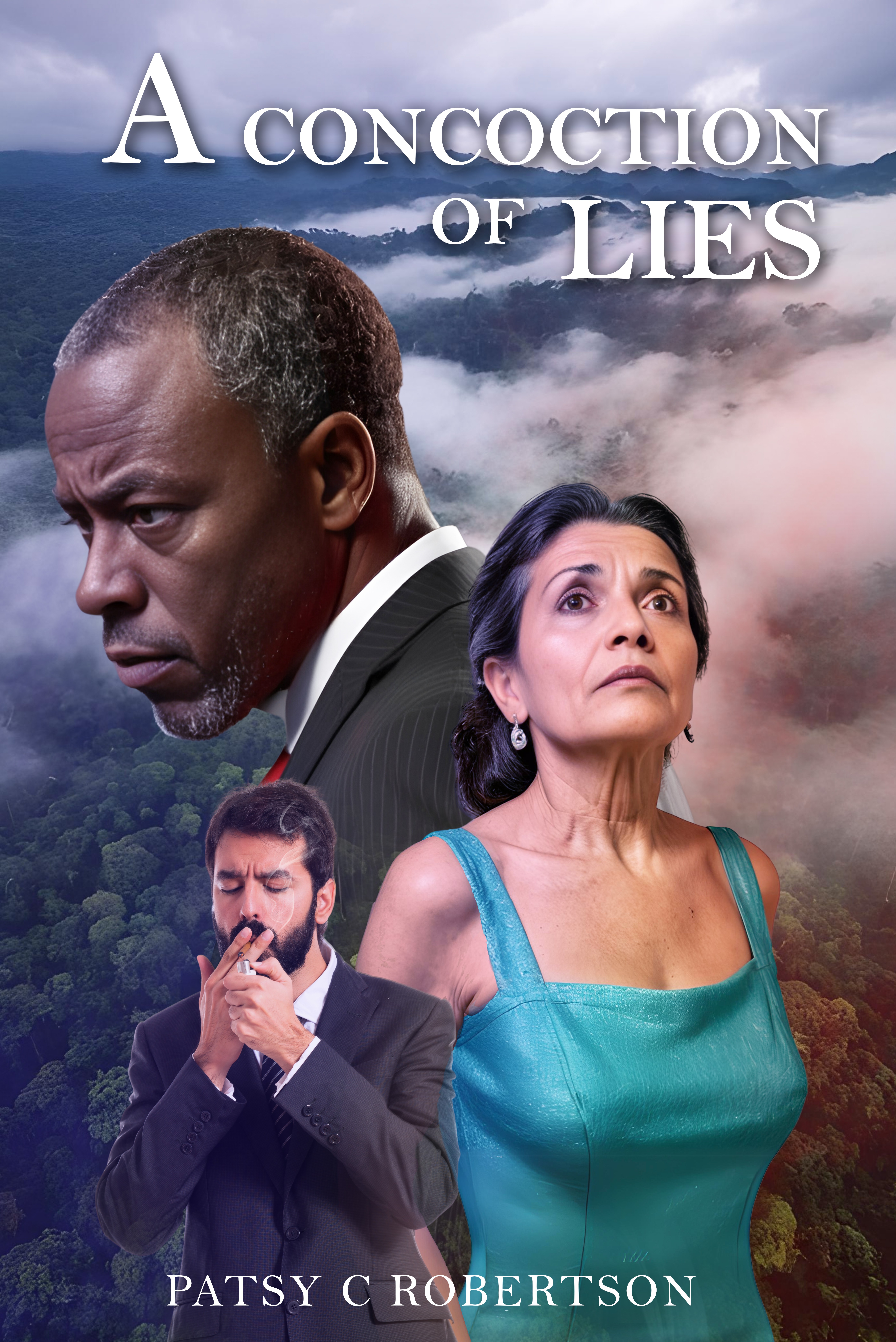Eye catching book cover for an international crime story