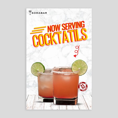 Cocktails Poster