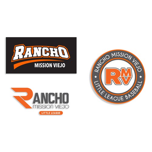 Rancho Viejo Little League Logo Designs