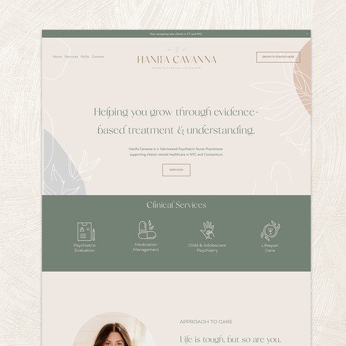 Website Design for Mental Healthcare Practitioner