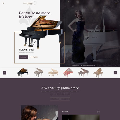 Europianos Homepage Design