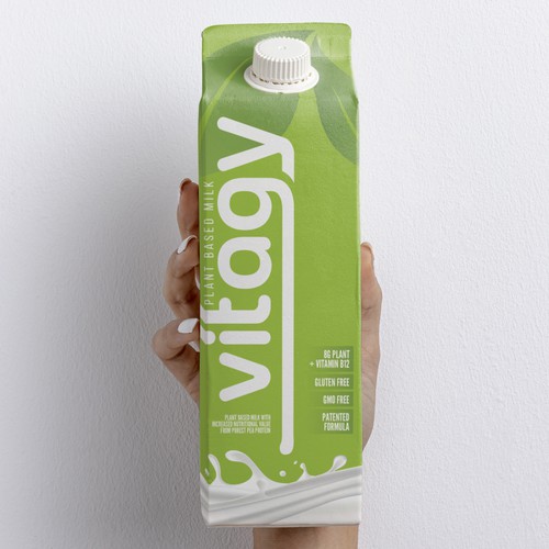 Plant Based Milk Packaging Design