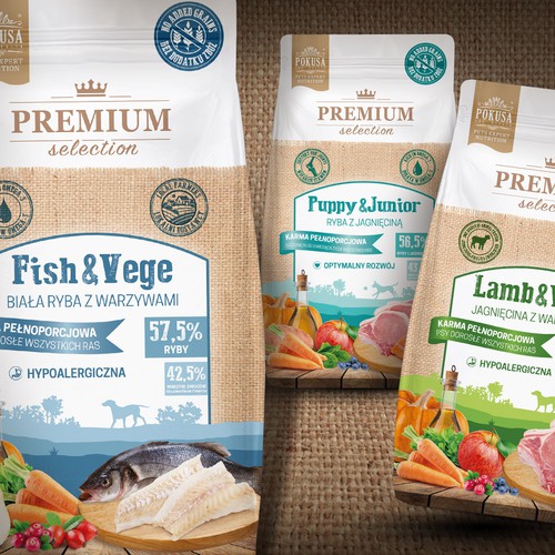 Pet-food bag packaging