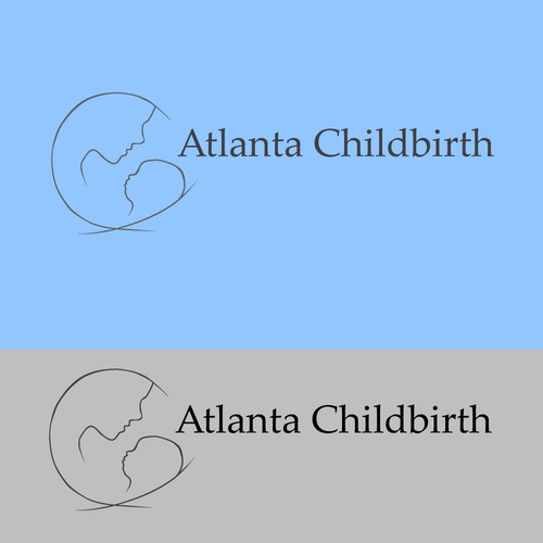 Organic style logo for childbirth company