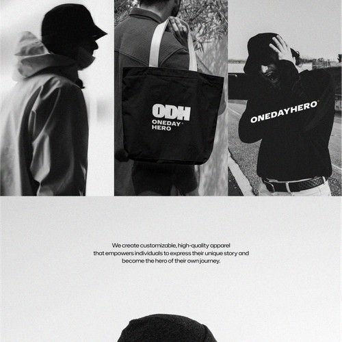 Futuristic Bold Wordmark One Day Hero (ODH)