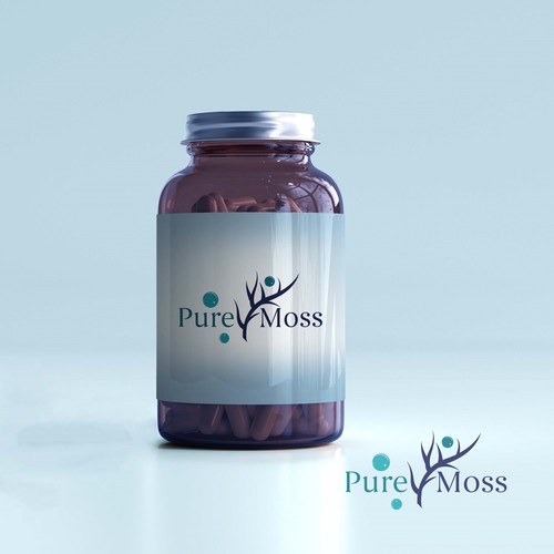 Design a modern simplistic yet powerful logo for natural supplement company