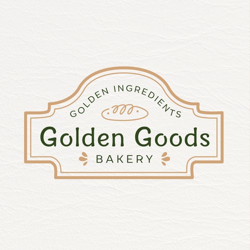 classic logo for a bakery