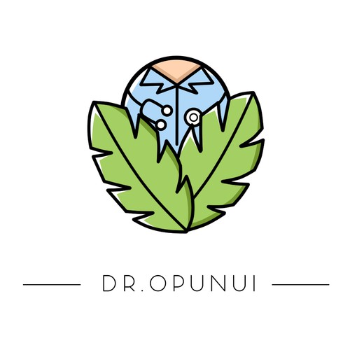 Logo for Dr. Opunui based on hawaii