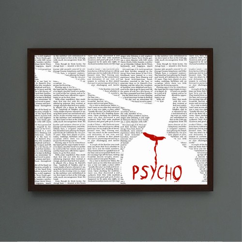 Can you take a stab at a suitably scary "Psycho" poster?