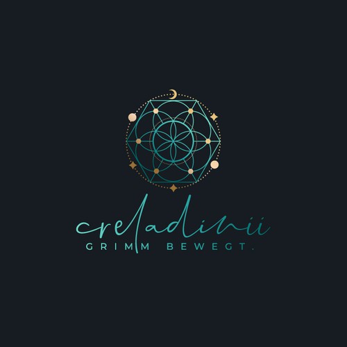Sacred geometry inspired logo