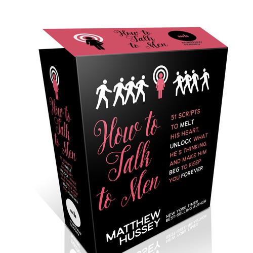Create an ebook cover for a dating guide for women
