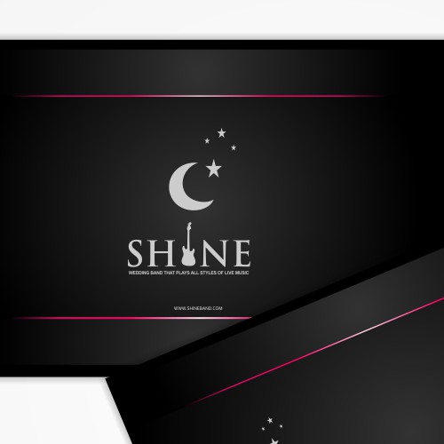 Shine- Biz card for fun wedding band