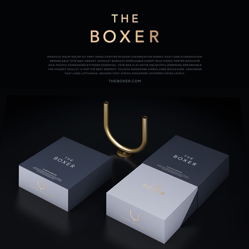 Candleholder Packaging Design for The Boxer 