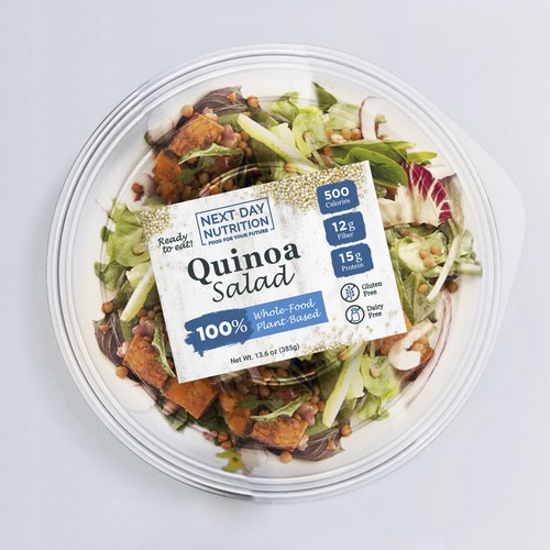 Packaging for healthy Quinoa Salad