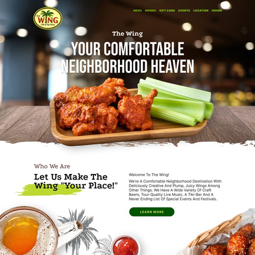 Restaurant Landing Page