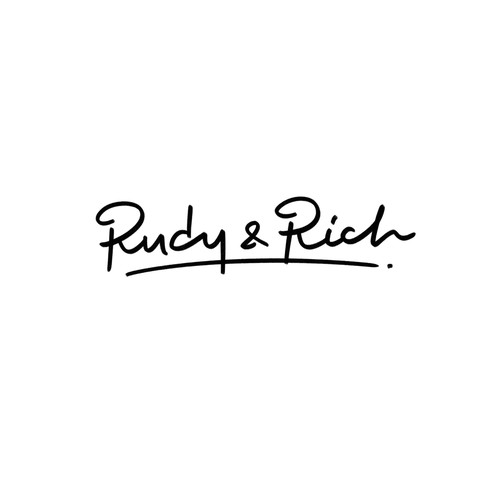 Rudy & Rich Handwritting Logo