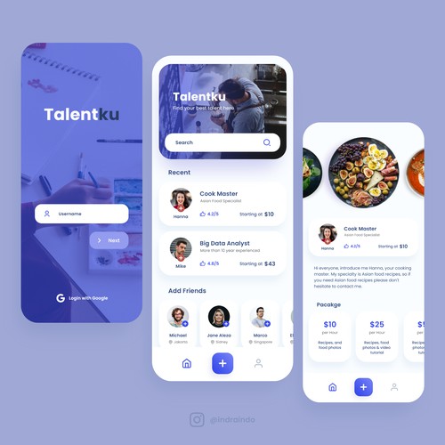 Talent App Design