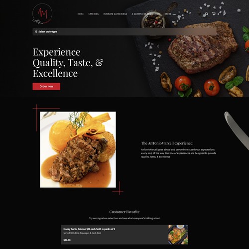 Antonio Marcel /restaurant chef's / Square online ordering site