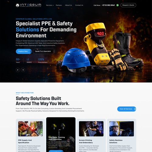 Integrum Global Solutions  Website Redesign