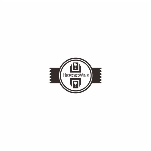 Logo for Heroic Wine Brand