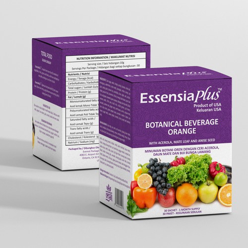 EssensiaPlus Packaging