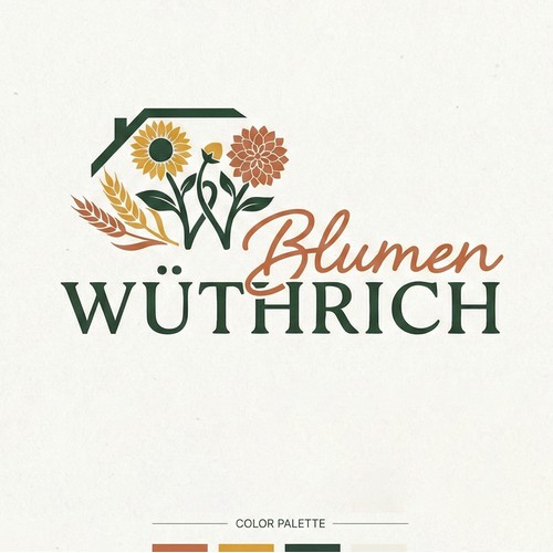 Wüthrich Blumen — Flower Farm Brand Identity