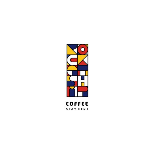 Logo concept for rocketship coffe