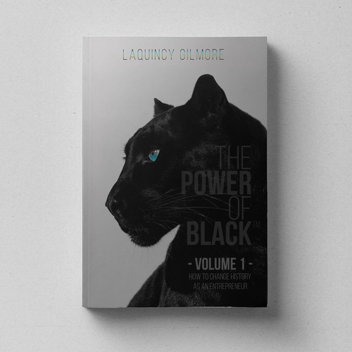 Book Cover Design for 'The Power of Black - Volume 1 How to Change History as an Entrepreneur'