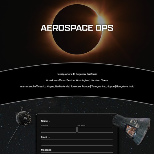 Aerospace Ops Website