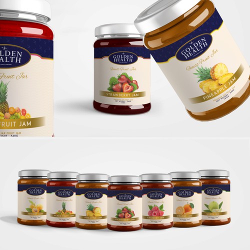 Jam Glass Jar Label