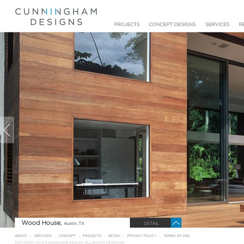 Create the next website design for Cunningham Designs