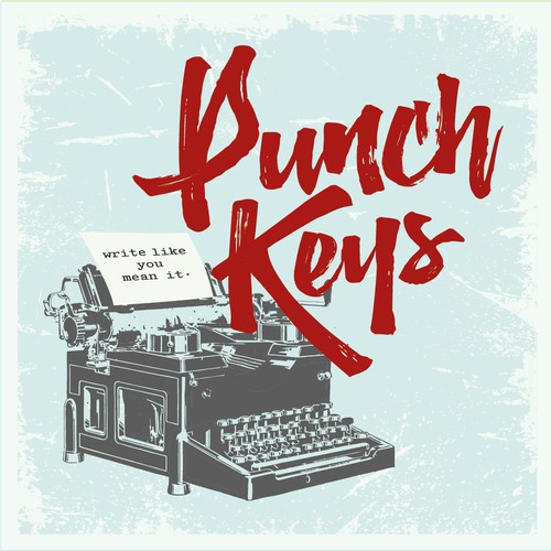 Logo for Podcast about serious writing ....1