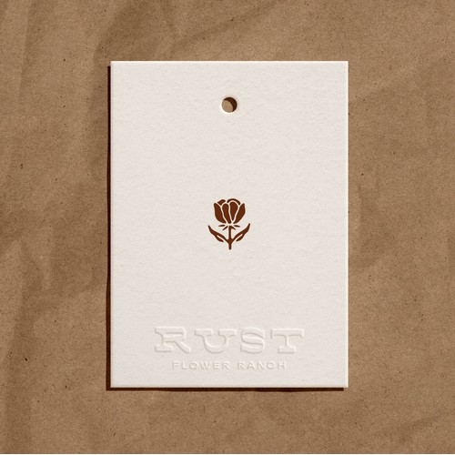Logo Concept for Rust Flower Ranch