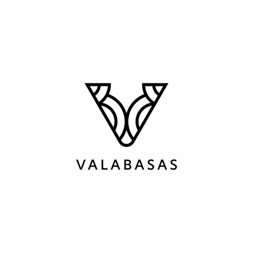Letter V Ethnic logo