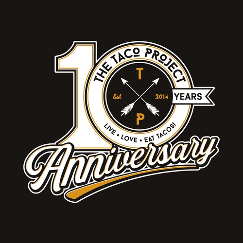creative logo to celebrate our 10 year anniversary 