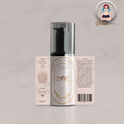Zoe Cosmetics Packaging design