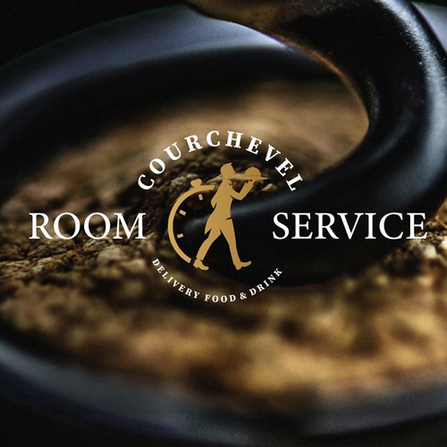 Elegant room service logo