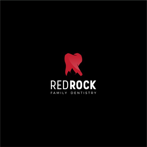 Dental logo concept for REDROCK 