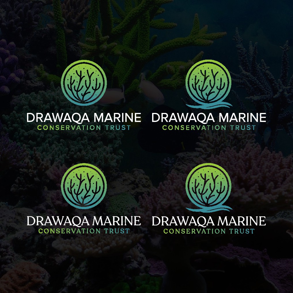 Design a logo for a marine conservation charitable trust based in Fiji