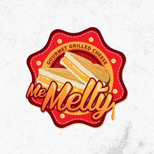 Logo Design for Me Melty – Gourmet Grilled Cheese