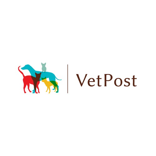 Create a fun logo for a national veterinary/pet e-commerce site for VetPost
