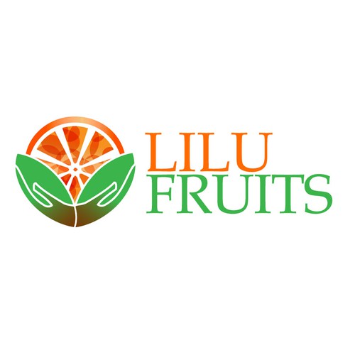 Colorful logo for fruits and vegetables vendor