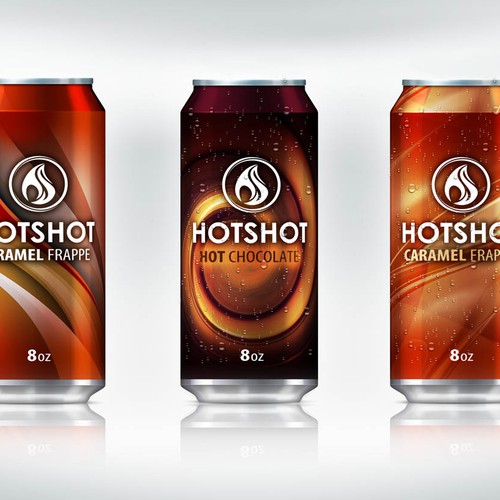 Hotshot - Product Labels for Hot New Drink