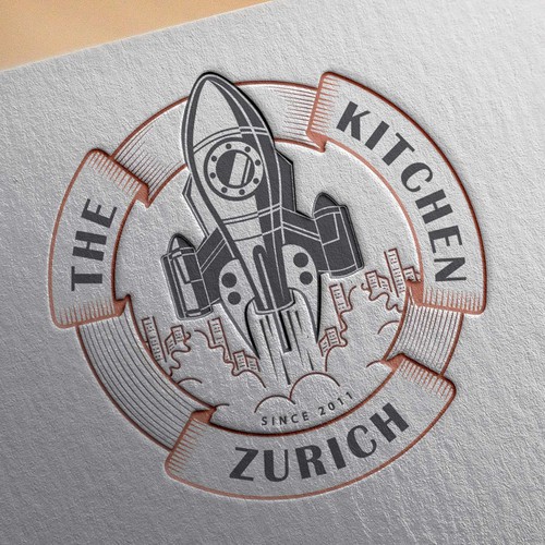 A logo for « the kitchen»