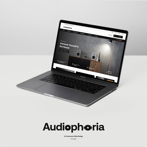 Audiophoria E-commerce Homepage