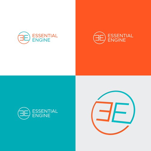 Simple logo for a marketing services company