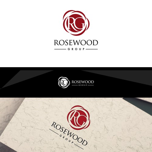 Create a warm and welcoming logo for The Rosewood Group