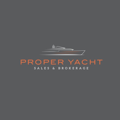 Luxury Minimalist Yach Sales Logo
