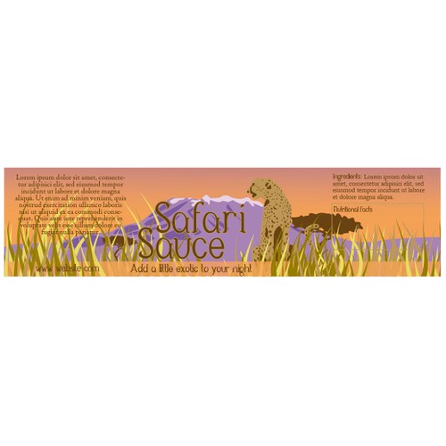 Ashley's Africa Safari sauce
