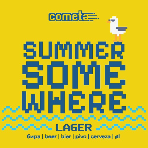 Cometa beer label